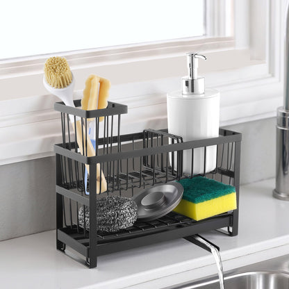 Kitchen Sink Caddy Organizer Sponge Holder