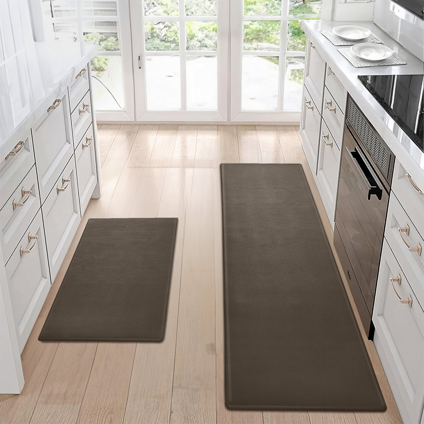 Kitchen Floor Mat Two-piece Set Of Non-slip