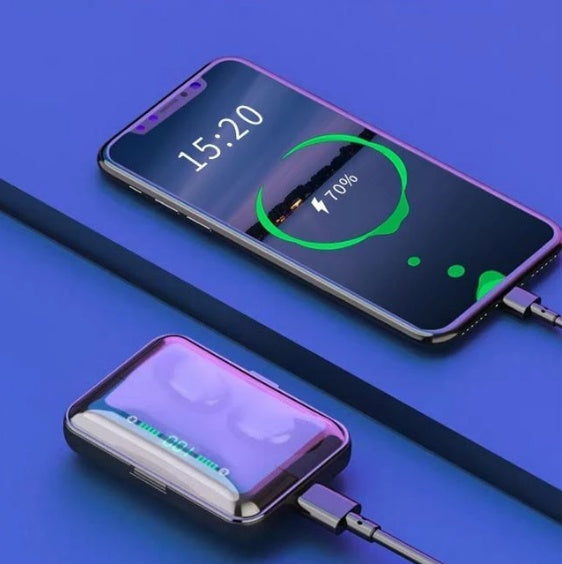 Multifunction Bluetooth Headset Binaural Movement Power Bank