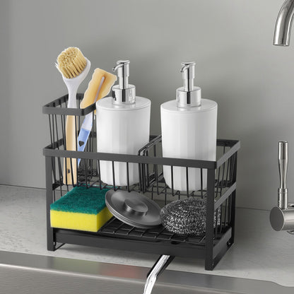 Kitchen Sink Caddy Organizer Sponge Holder
